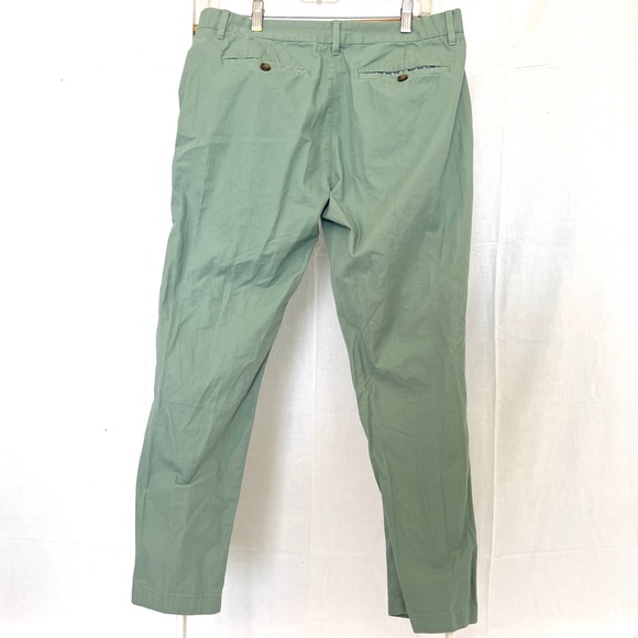 Bonobos Lightweight Chinos in tailored slim fit Light Green size 32x 28 - Picture 5 of 6
